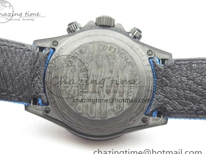 AAA Replica Watches on OMF DIW A Blue Dial Nylon 2844 Light Daytona Strap Blue Efficient Best Edition Light Carbon 0101